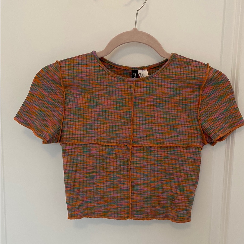 Chic Multicolor Knit Top